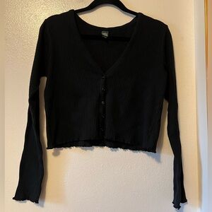 Wild Fable Long Sleeve Cropped Top